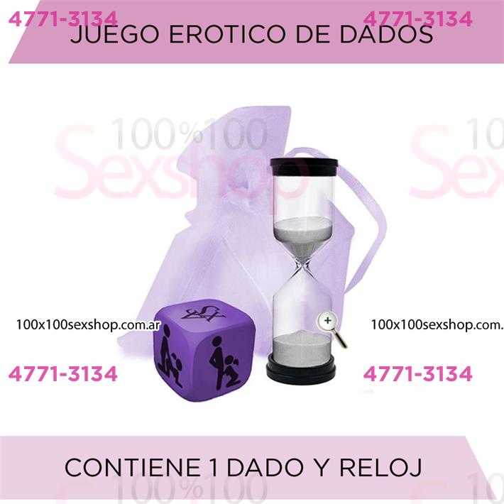 Cód: CA JUE STG01 - Juego Sex Time dado mas reloj de arena - $ 9400 Cód: CA JUE STG01 - Juego Sex Time dado mas reloj de arena - $ 9400